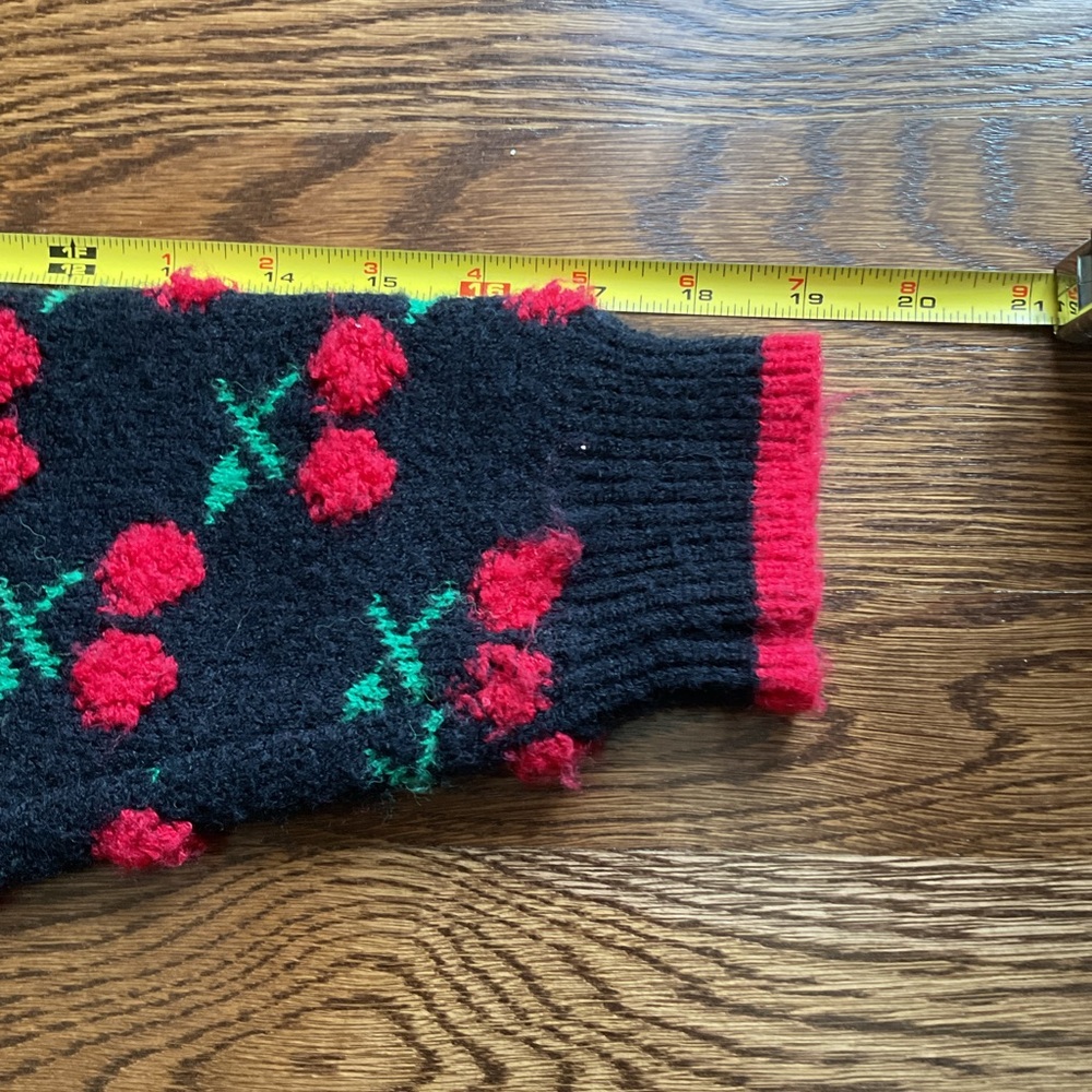 Cherry Patterned Sweater - image 10